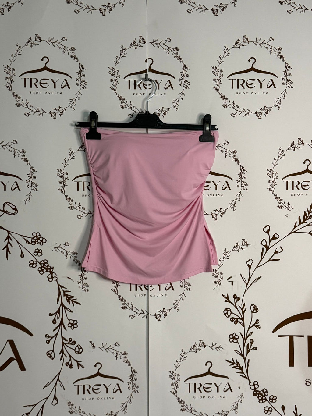 Top Bustier a Fascia con Coppe