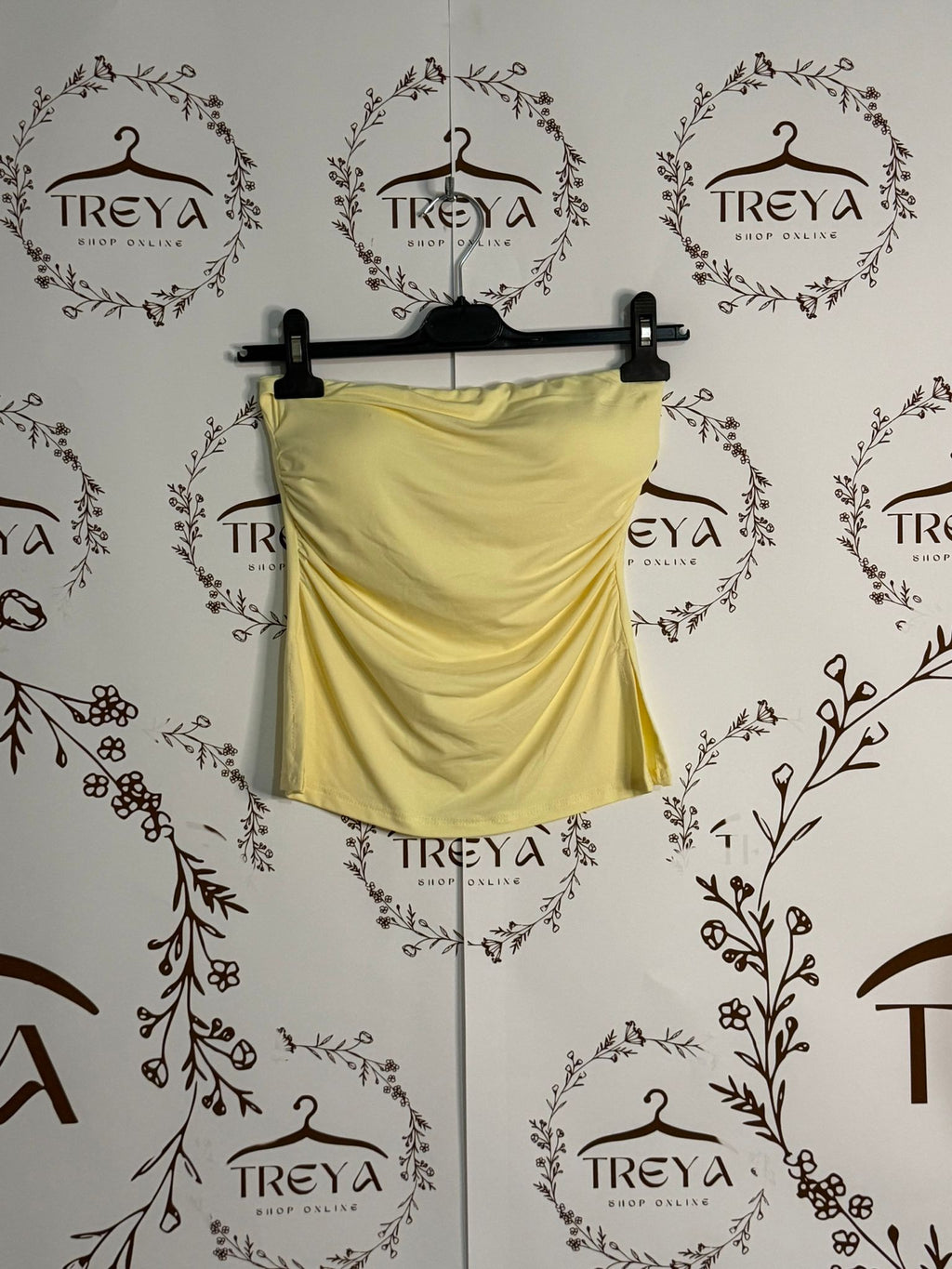 Top Bustier a Fascia con Coppe