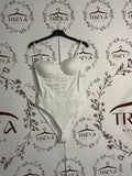 Body Corsetto "Chic Elegance" – Bianco Ottico